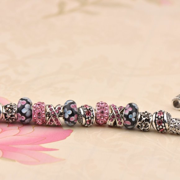 🆕 Sterling Silver Charm Bracelet Surprise - Picture 3 of 7